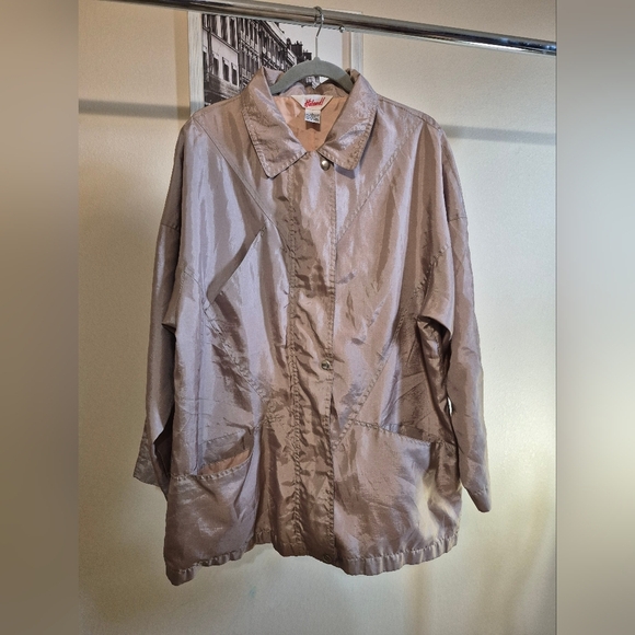 Haband Vintage Gold Trench Coat - Picture 1 of 5